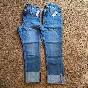 NWT Lot of 2 Old Navy Size 4 Boyfriend Jeans